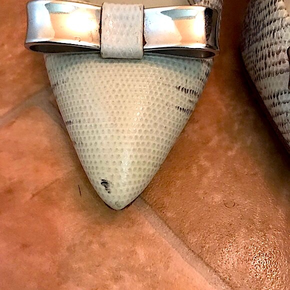 Coach hallie soft printed lizard high heels - Picture 4 of 9